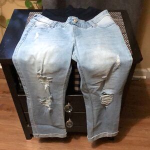 Time and Tru maternity jeans